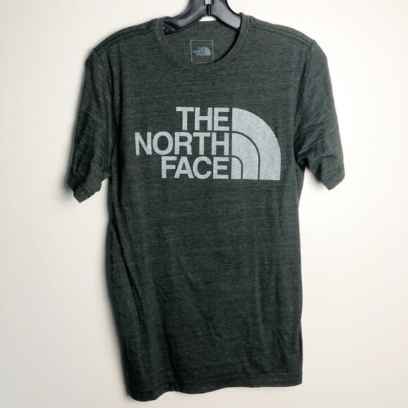 The North Face Mens Logo Heather Gray T Shirt Small - Picture 4 of 6